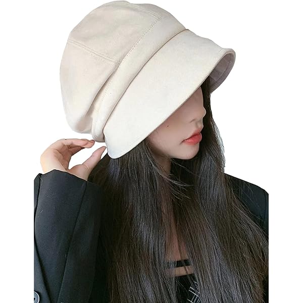 YUSSTAR Slouchy Knit Beanie with Brim Visor Bill Fancy Chemo